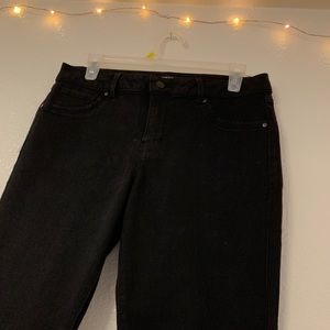 Dark Black D Jeans